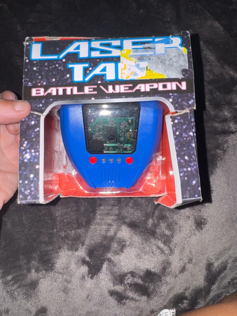 Blue Laser Tag Battle Weapon Handheld Infrared Blaster Ages 6+
